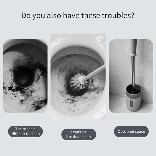 Pumice Toilet Brush – Cherries Shape Heavy-Duty Stain Removal for Lime & Water Marks