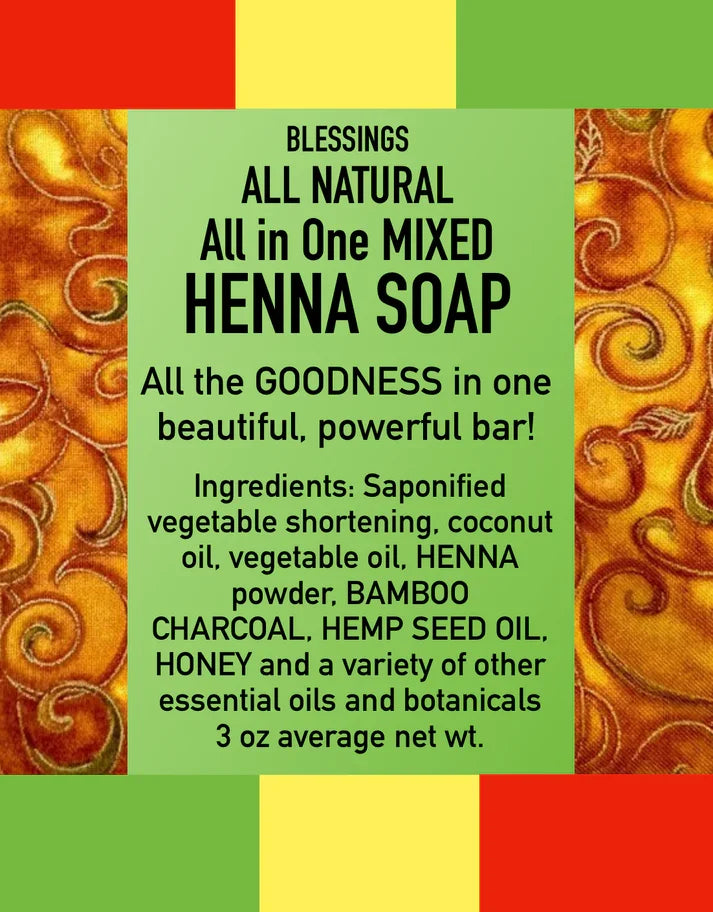 All in One Mixed Henna Soap Bar