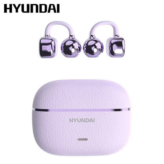 HYUNDAI C03 Clip-On Wireless Headphones – Bluetooth 6.0, 360° ACS Sound, IPX5 Waterproof