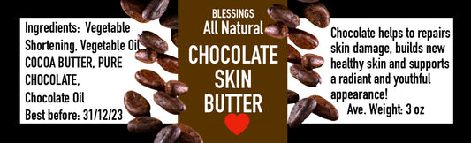 All Natural Chocolate Skin Butter – Repair, Nourish & Restore Youthful Skin