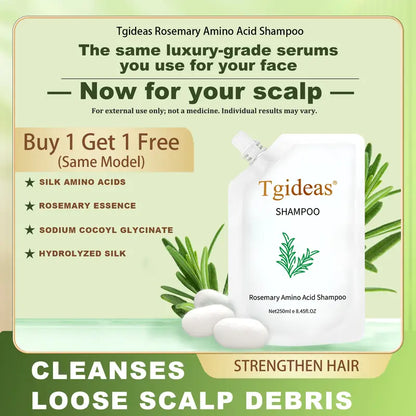 Tgideas Luxury Rosemary Nourishing Shampoo – Anti-Hair Fall, Oil Control & Anti-Dandruff