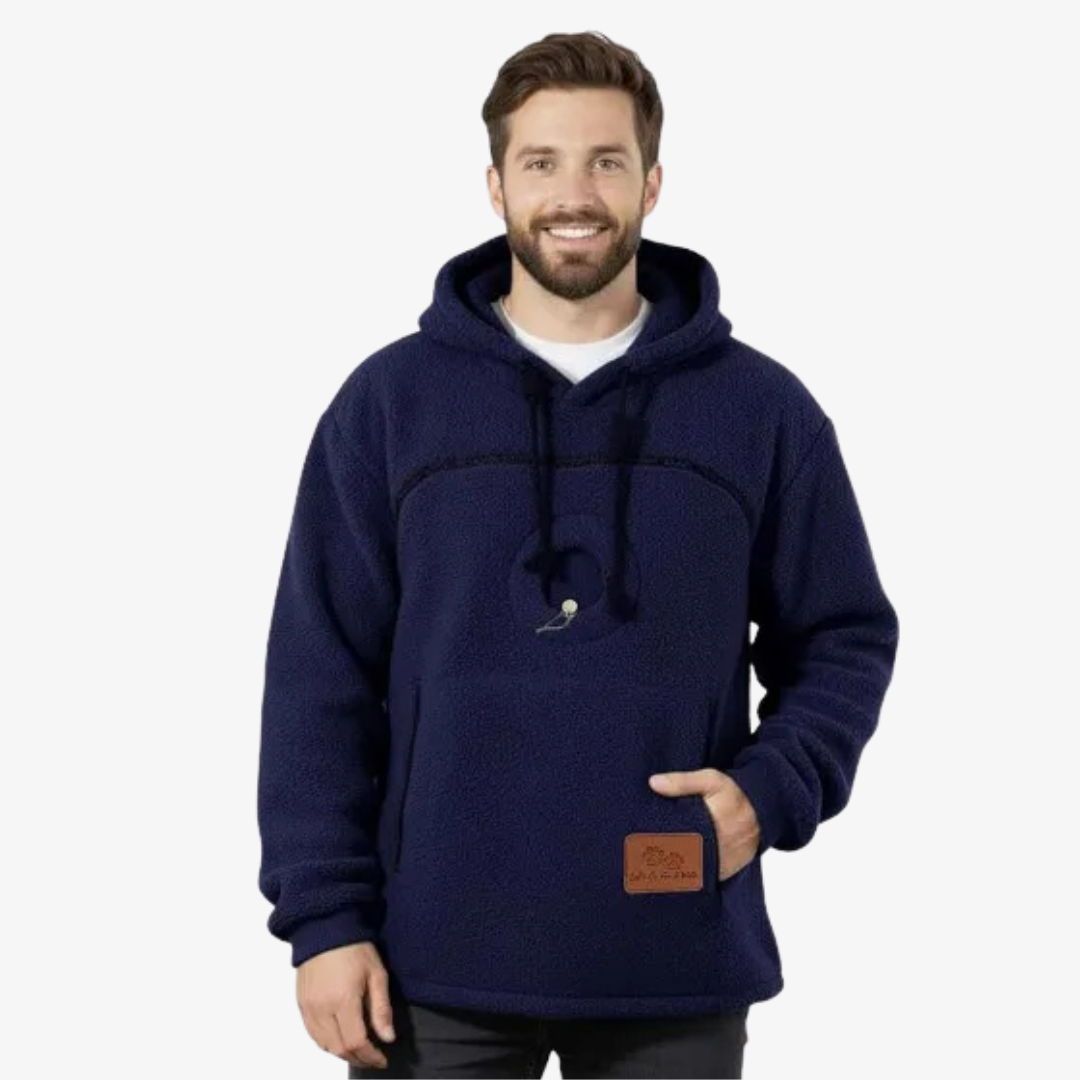 The Original Purr Pouch Cat Hoodie – Kangaroo Pocket Hoodie for You & Your Cat