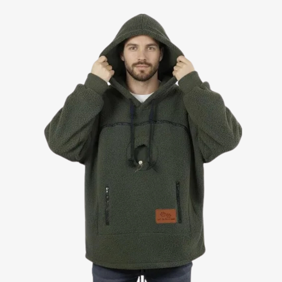 The Original Purr Pouch Cat Hoodie – Kangaroo Pocket Hoodie for You & Your Cat