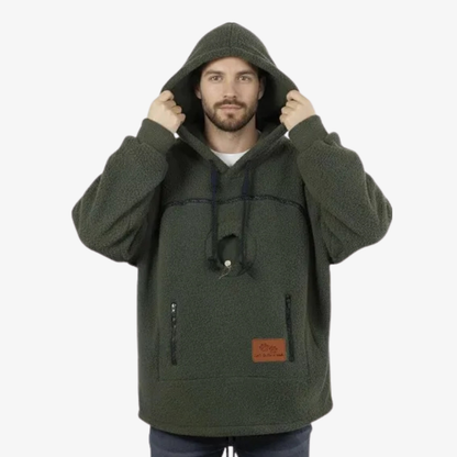 The Original Purr Pouch Cat Hoodie – Kangaroo Pocket Hoodie for You & Your Cat