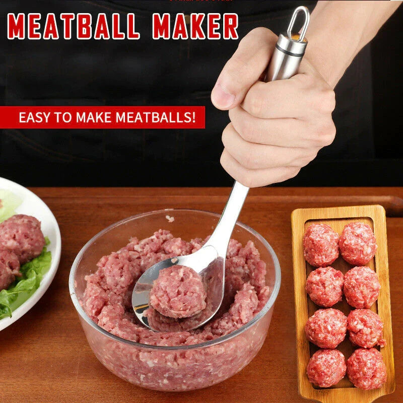 Meatball Spoon Maker – Stainless Steel Non-Stick Meatball Scoop