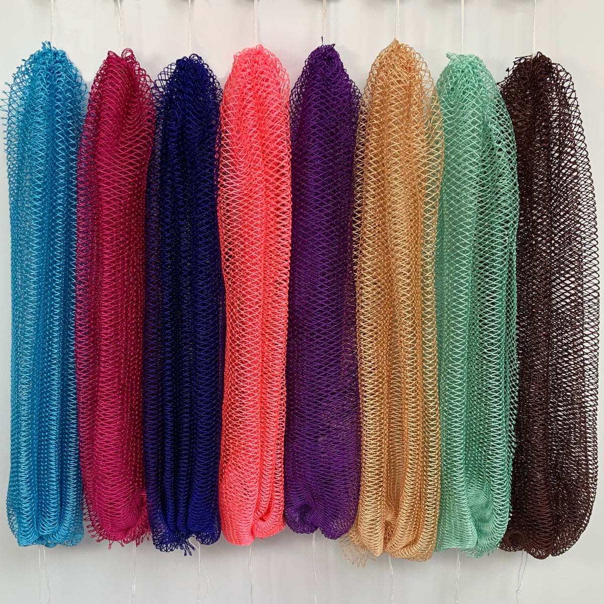 2 PCS Authentic African Exfoliating Net Bath Sponge – Deep Cleansing Body Scrubber