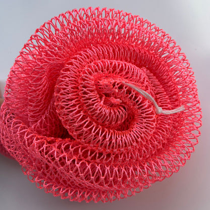 2 PCS Authentic African Exfoliating Net Bath Sponge – Deep Cleansing Body Scrubber