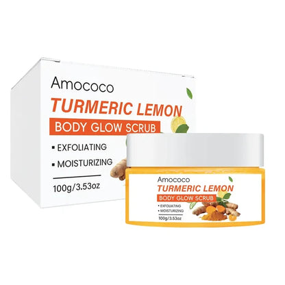 Turmeric Exfoliating Body Scrub 100g – Natural Extract Hydrating & Brightening