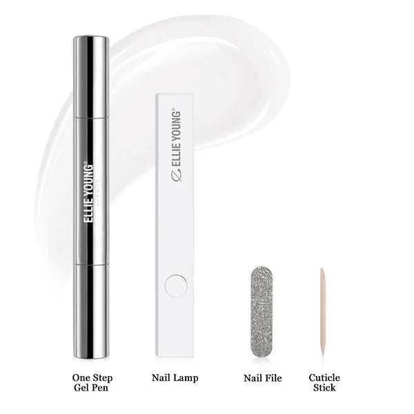 Pure Blanc | Pocket Salon™ One Step Gel Pen – All-in-One UV Gel Polish
