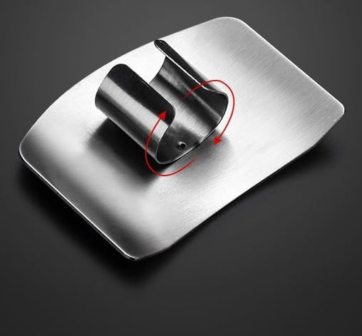 Stainless Steel Finger Guard – Adjustable Finger Protector for Cutting & Slicing (5Pcs)