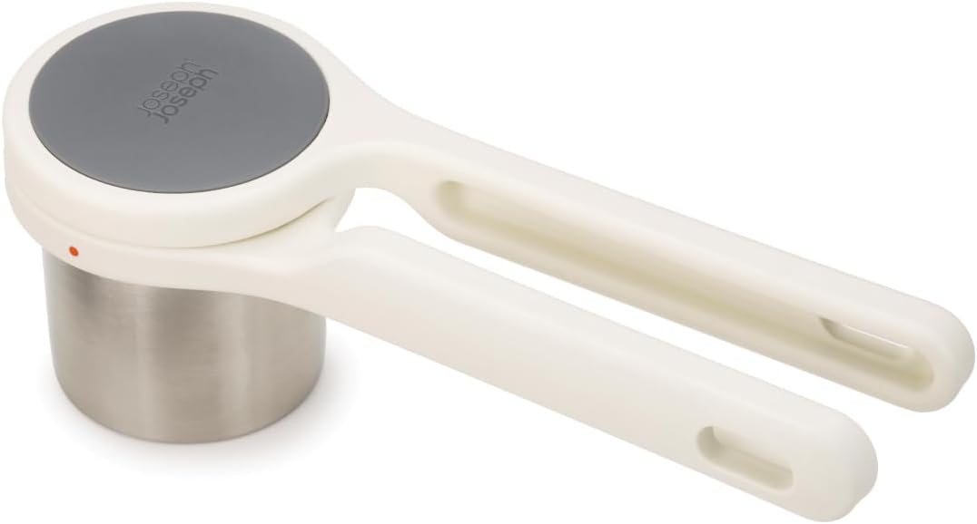 Joseph Joseph Helix Potato Ricer Masher – Ergonomic Twist-Action Stainless Steel