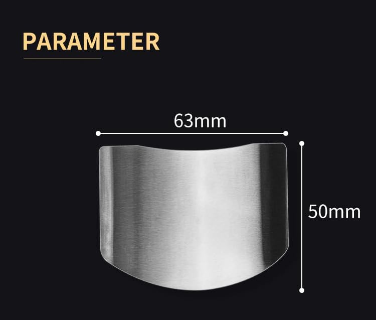 Stainless Steel Finger Guard – Adjustable Finger Protector for Cutting & Slicing (5Pcs)