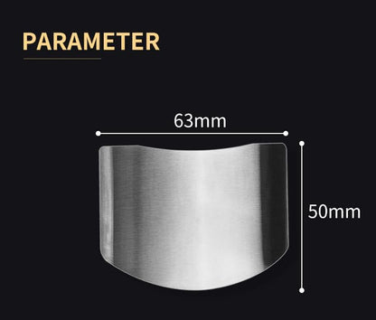 Stainless Steel Finger Guard – Adjustable Finger Protector for Cutting & Slicing (5Pcs)