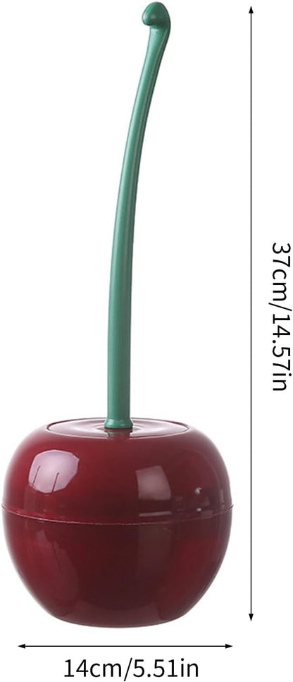 Pumice Toilet Brush – Cherries Shape Heavy-Duty Stain Removal for Lime & Water Marks