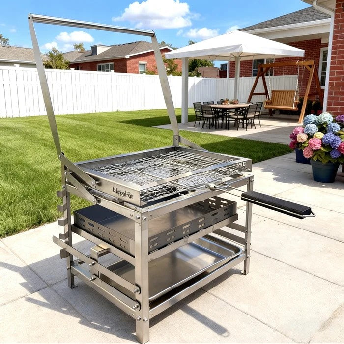 Blaze For F1 Premium Adjustable Charcoal Rotating Grill