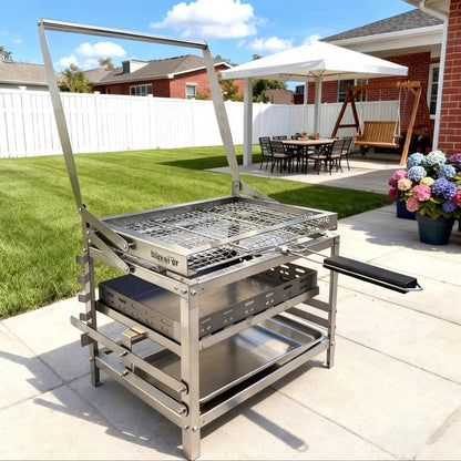 Blaze For F1 Premium Adjustable Charcoal Rotating Grill