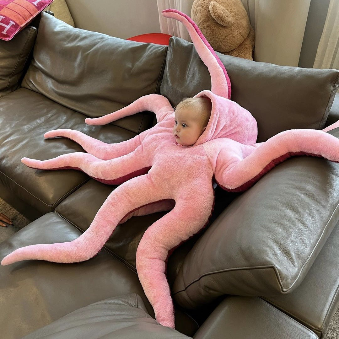 The Octopus Costume – Baby Plush Halloween Costume with Eight Soft Arms