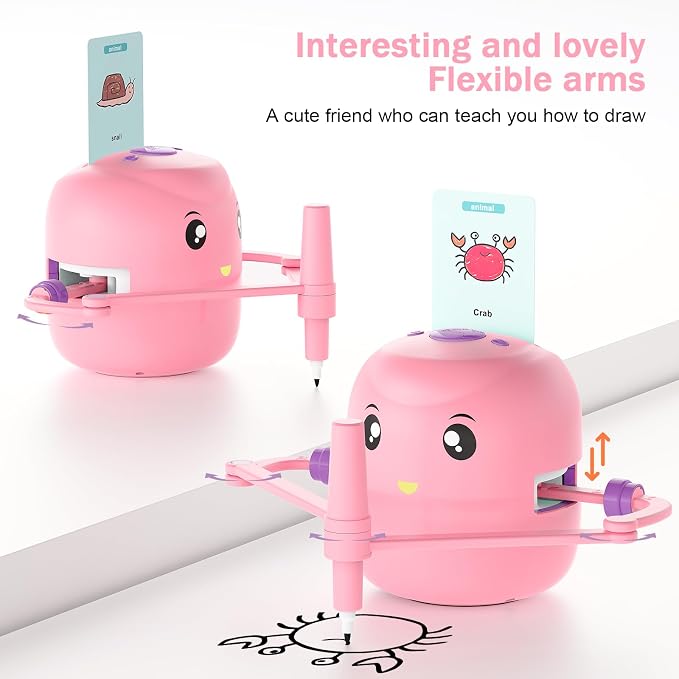 Smart Drawing Robot for Kids – Montessori Educational Painting Toy with Voice Interaction