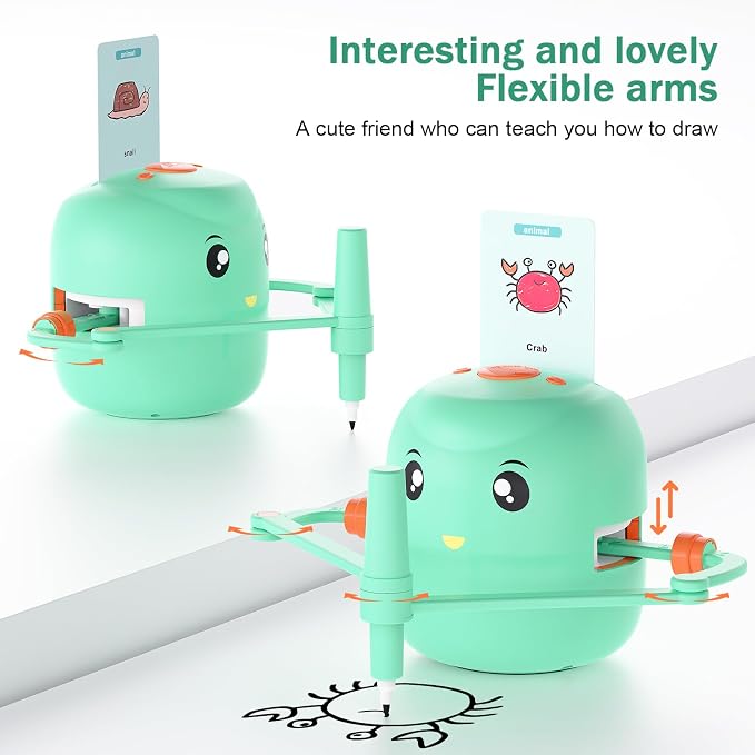 Smart Drawing Robot for Kids – Montessori Educational Painting Toy with Voice Interaction