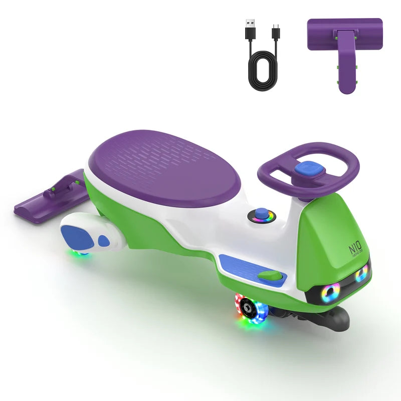 N10 Pro 12V Electric Wiggle Car with Pedal