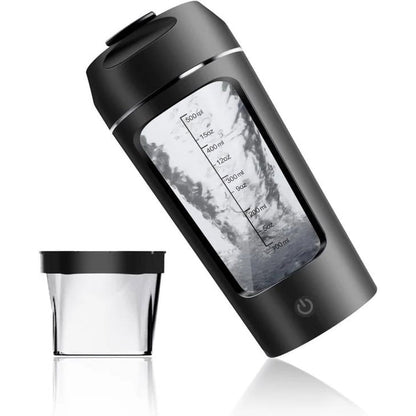 Electric Protein Shaker Bottle 1200mAh – USB-C Rechargeable Blender with Supplement Pod, BPA-Free