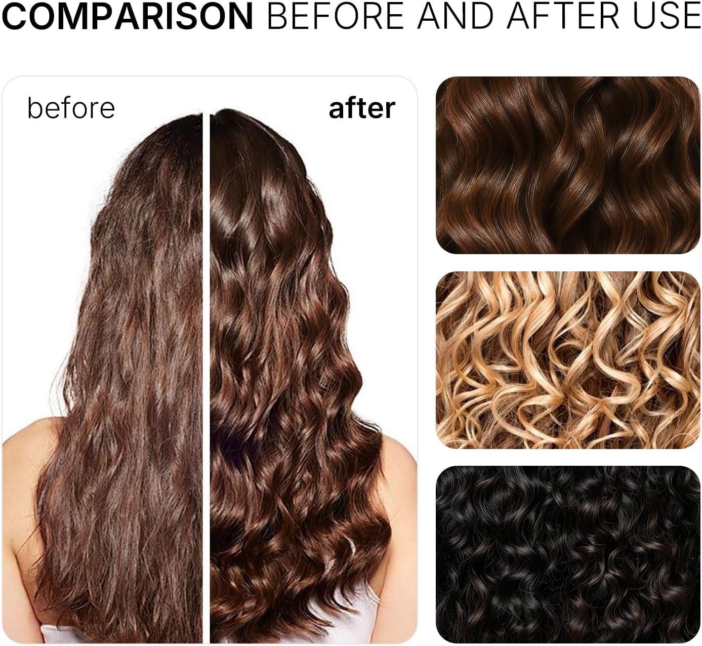 Karseell Curl Defining Cream 500ml – Frizz Control & Curl Enhancer for Curly & Wavy Hair