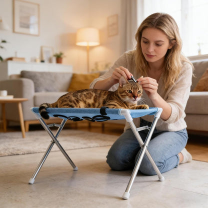 Pet Grooming Hammock – 8-Hole Anti-Escape Design for Cats, Dogs & Puppies