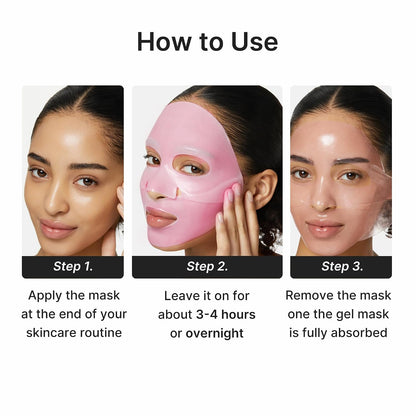 medicube Jelly Gel Mask with Firming NAD+ & EGF, Overnight Face Mask, 28g x 4
