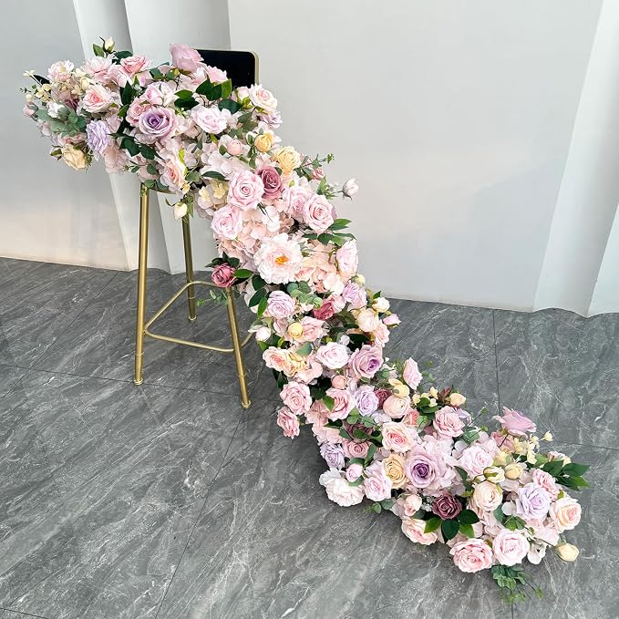Wedding Background Flower Row – Artificial Arch Flower Strip Decoration