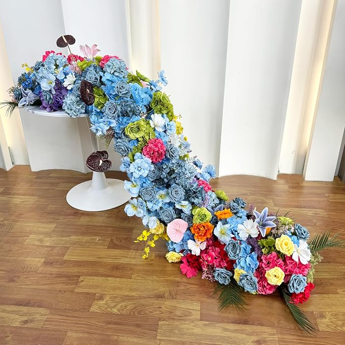 Wedding Background Flower Row – Artificial Arch Flower Strip Decoration
