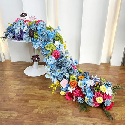 Wedding Background Flower Row – Artificial Arch Flower Strip Decoration