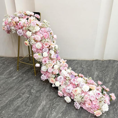 Wedding Background Flower Row – Artificial Arch Flower Strip Decoration
