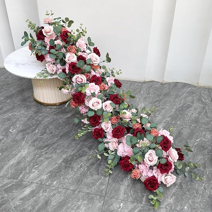 Wedding Background Flower Row – Artificial Arch Flower Strip Decoration