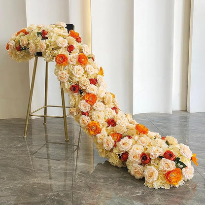 Wedding Background Flower Row – Artificial Arch Flower Strip Decoration