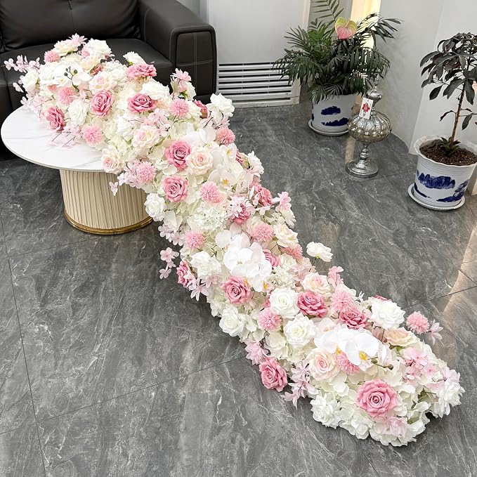 Wedding Background Flower Row – Artificial Arch Flower Strip Decoration