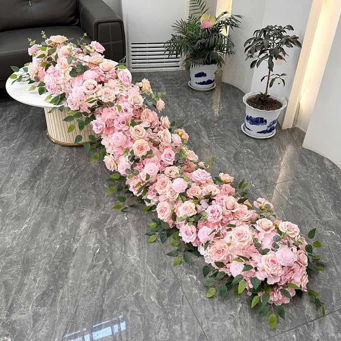 Wedding Background Flower Row – Artificial Arch Flower Strip Decoration