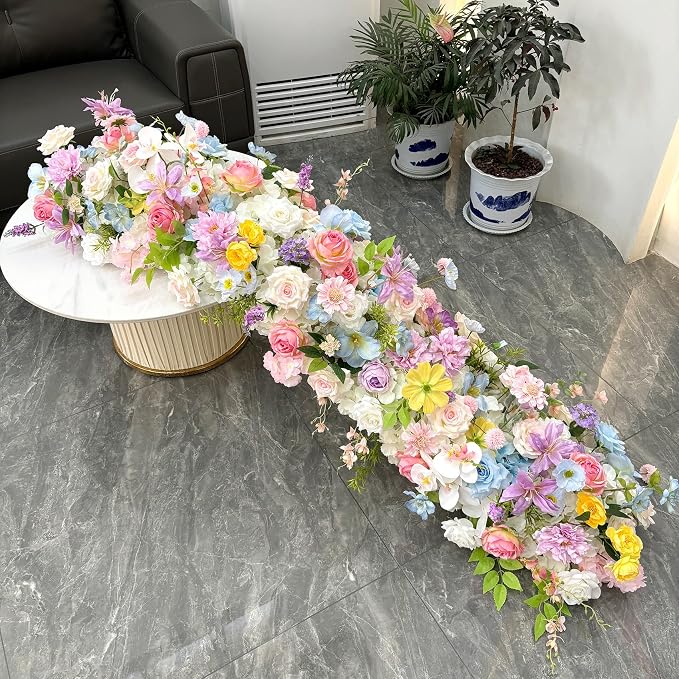 Wedding Background Flower Row – Artificial Arch Flower Strip Decoration