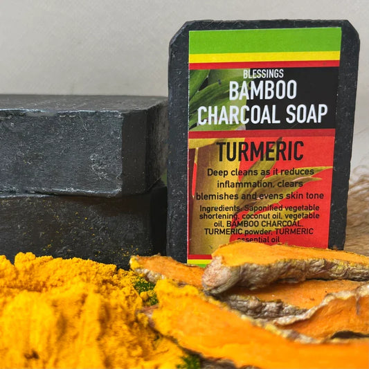Bamboo Charcoal Turmeric Soap Bar