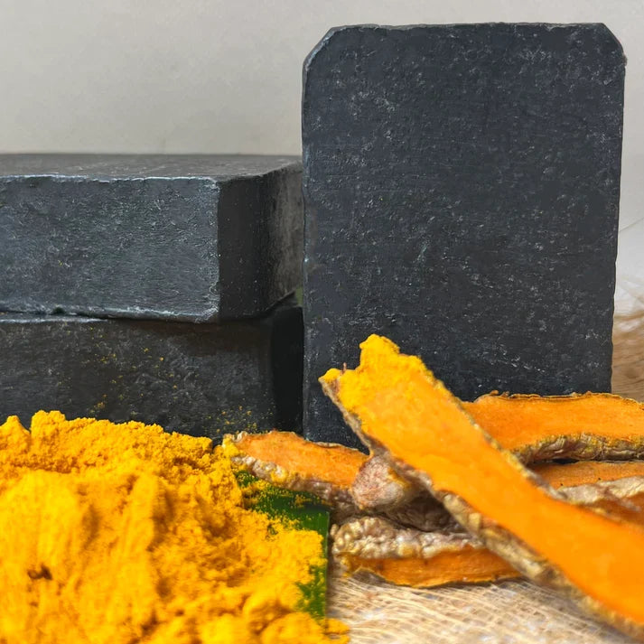 Bamboo Charcoal Turmeric Soap Bar