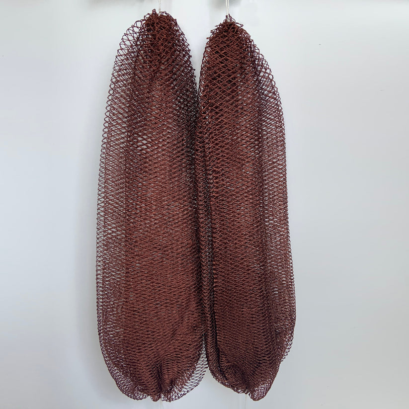 2 PCS Authentic African Exfoliating Net Bath Sponge – Deep Cleansing Body Scrubber