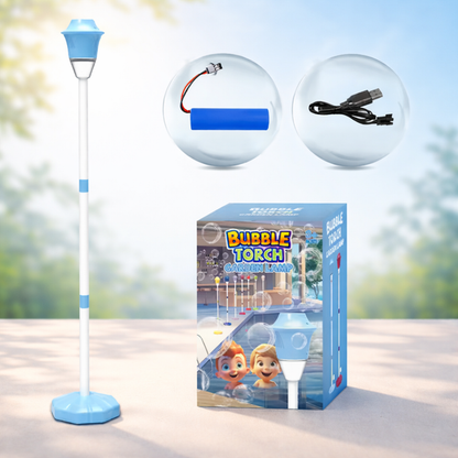 Bubble Torch Garden Lamp™ – Bubbles, Light & Music 2-in-1