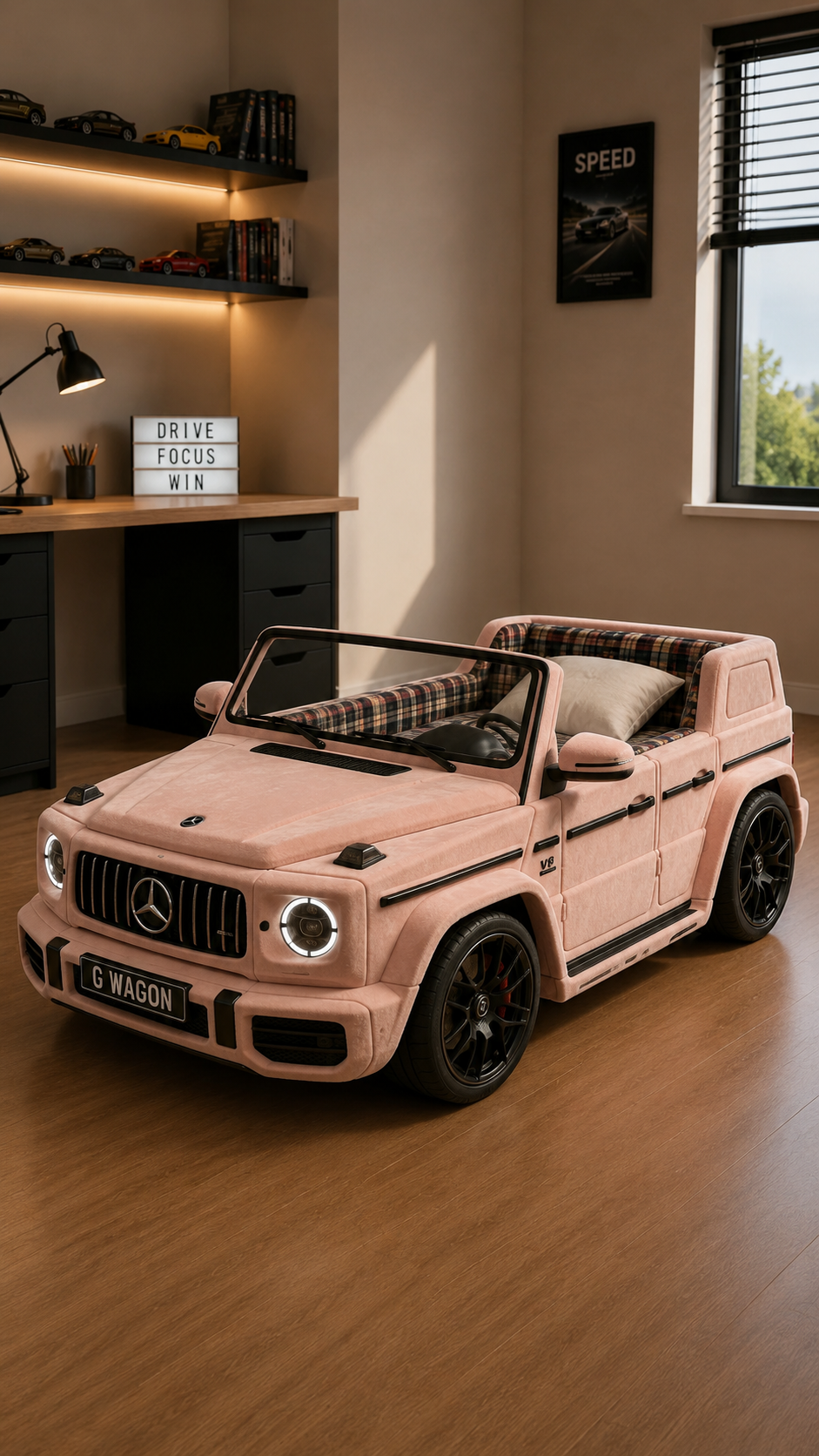 SleepRide Car Bed – Kids Race Car Shaped Bed with Ultra Soft Comfort