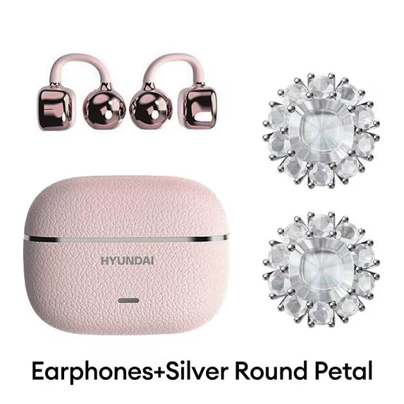 HYUNDAI C03 Clip-On Wireless Headphones – Bluetooth 6.0, 360° ACS Sound, IPX5 Waterproof