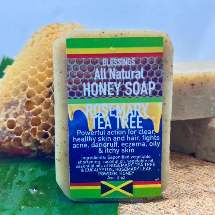 Honey Rosemary Tea Tree Soap Bar