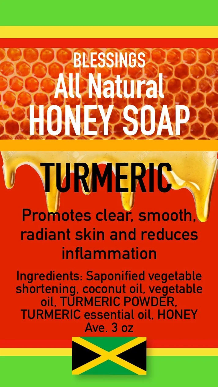 Honey Turmeric Soap – Clear, Radiant & Anti-Inflammatory Natural Bar