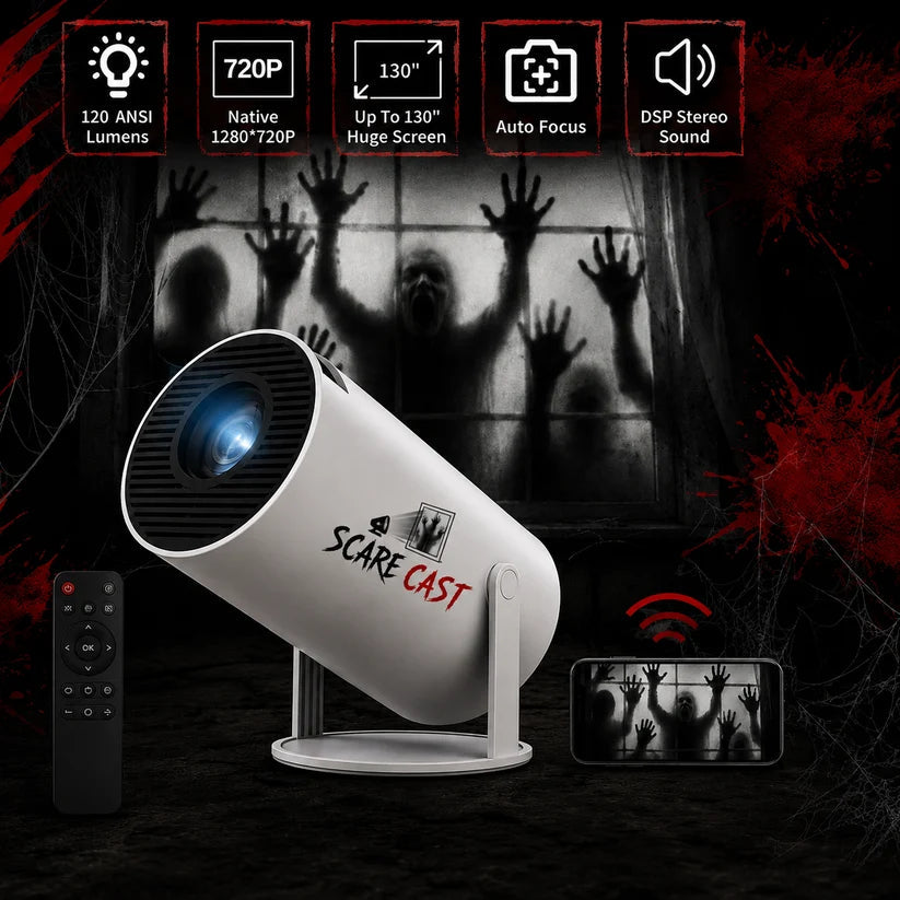 ScareCastr Projector – Halloween Ambiance Projector