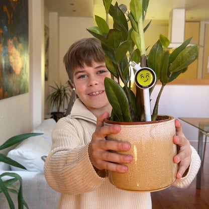 Plantiemoji Plant Magic Wand – Smart 4-in-1 AI Plant Care Sensor with Emoji Display