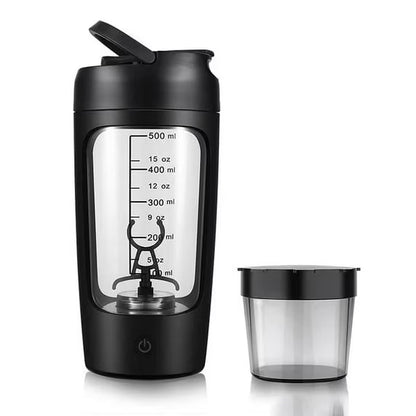 Electric Protein Shaker Bottle 1200mAh – USB-C Rechargeable Blender with Supplement Pod, BPA-Free