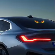 NXY NX03 Solar LED Devil Eye Decorative Light – Dynamic Emoji Triangle Car Ambient Lamp