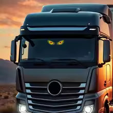 NXY NX03 Solar LED Devil Eye Decorative Light – Dynamic Emoji Triangle Car Ambient Lamp